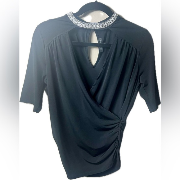 Embellished Collar Top. - Picture 1 of 8